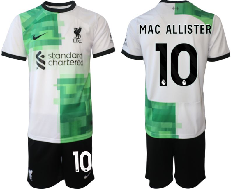 Men 2023-2024 Club Liverpool away white 10 Soccer Jersey